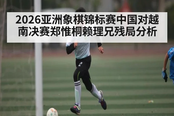 2026亚洲象棋锦标赛中国对越南决赛郑惟桐赖理兄残局分析